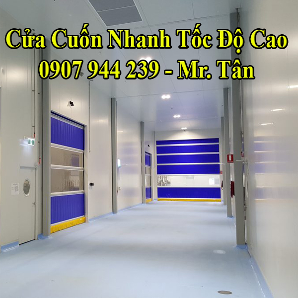 Cửa Cuốn Nhanh MTP - High Speed Door Cho Nhà Máy
