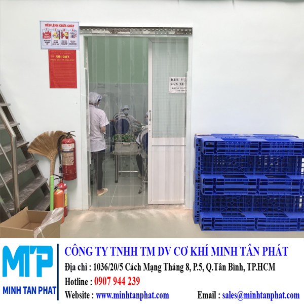 Minh Tân Phát cung cấp màn nhựa pvc trắng trong ngăn lạnh , ngăn bụi