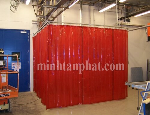 Màn nhựa PVC ngăn tia lửa hàn